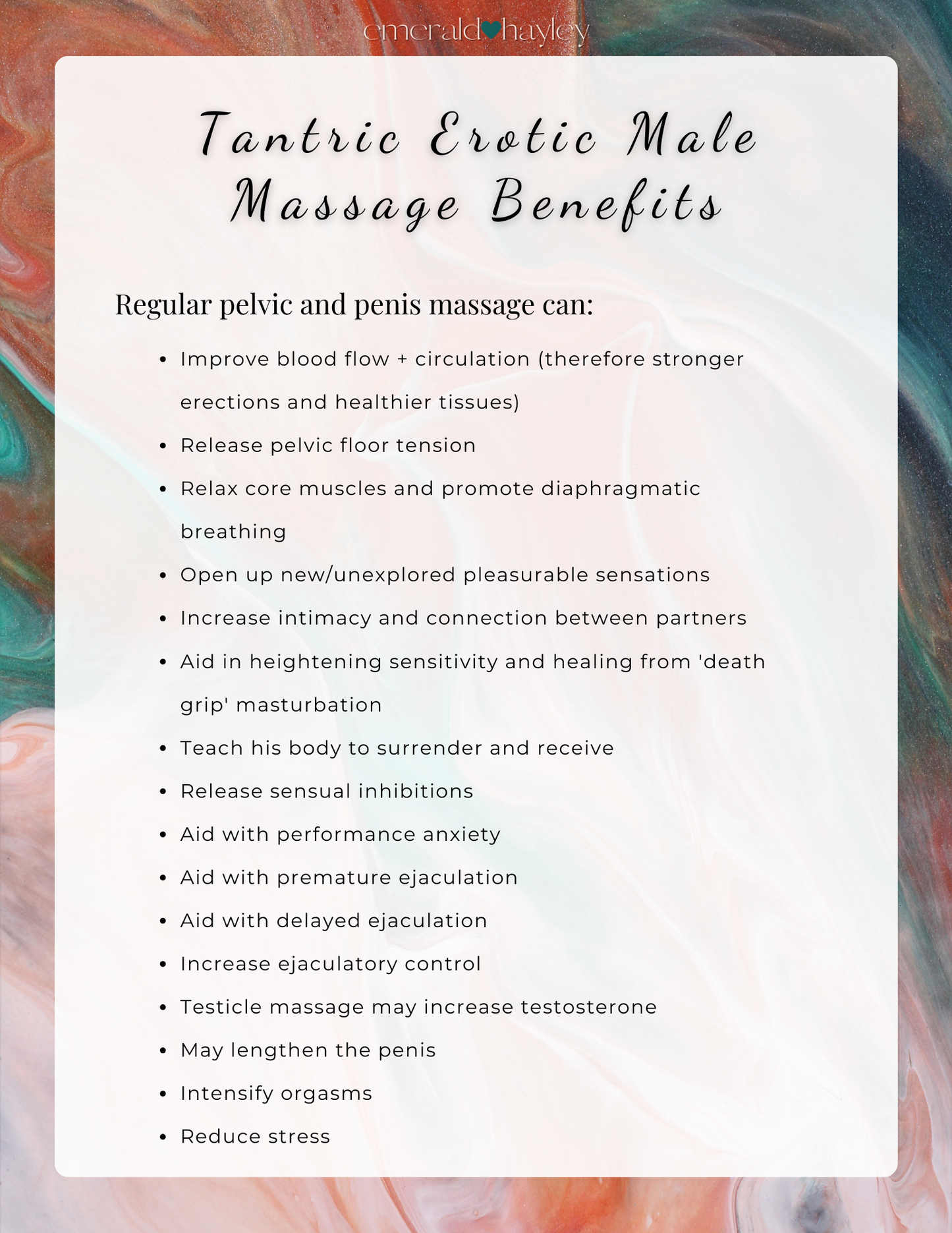 Erotic Male Massage Digital Guide