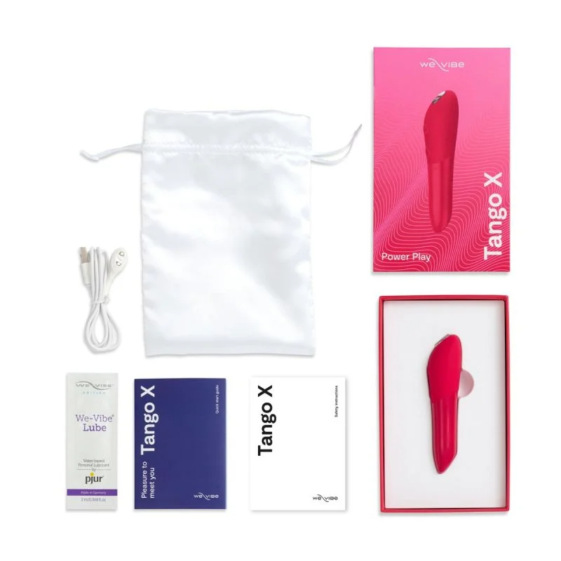 We-Vibe Tango X - Bullet Vibrator - Cherry Red